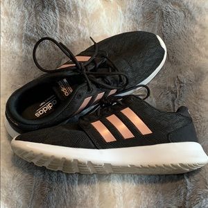 Adidas tennis shoes! Worn 2 or 3 times!